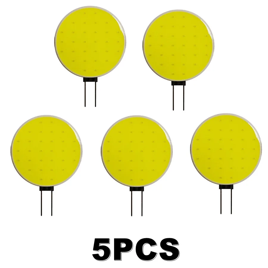 Ampoule COB à puce LED G4, lumière matricielle LED, blanc froid, blanc , éclairage de sauna, remplacer l'halogène, applique murale de bureau, DC 12V, 5W, 7W, 5 pièces: Gris foncé / 28 w
