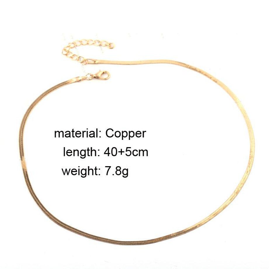 Sieraden zilveren slangenketting kettingen heren dames koperen basis goudkleurige sieraden fabrieksprijs  n09142