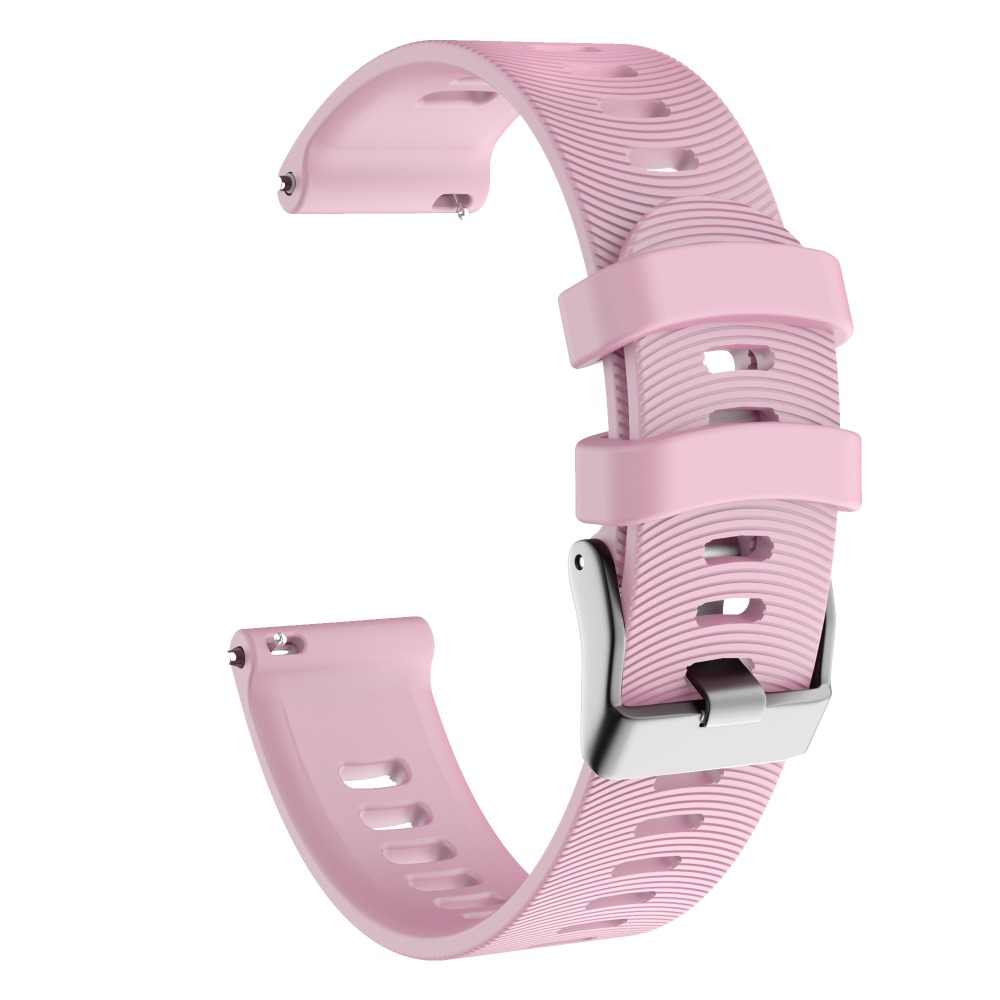 Watchband for watch strap garmin vivoactive 3 for Garmin Forerunner 245 245M 645 Music Soft silicone Smart watch Accessories: Pink / For Forerunner 645