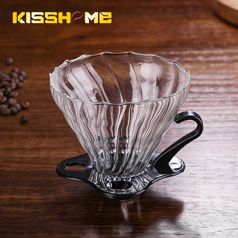 Herbruikbare Glas Koffie Filter Hittebestendige Koffie Drip Filter Praktische Kopje Koffie Filter Trechter Duurzaam Koffie Accessoire