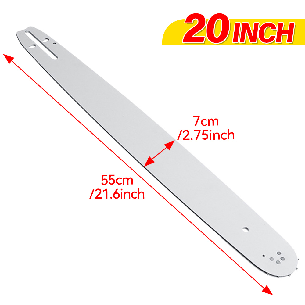 20 Inch Chain Saw Chain Guide Bar+1/2/3 Saw Chains 3/8 76DL 63" For STIHL MS290 MS291-310-340-360-380-391-440 Garden Tool