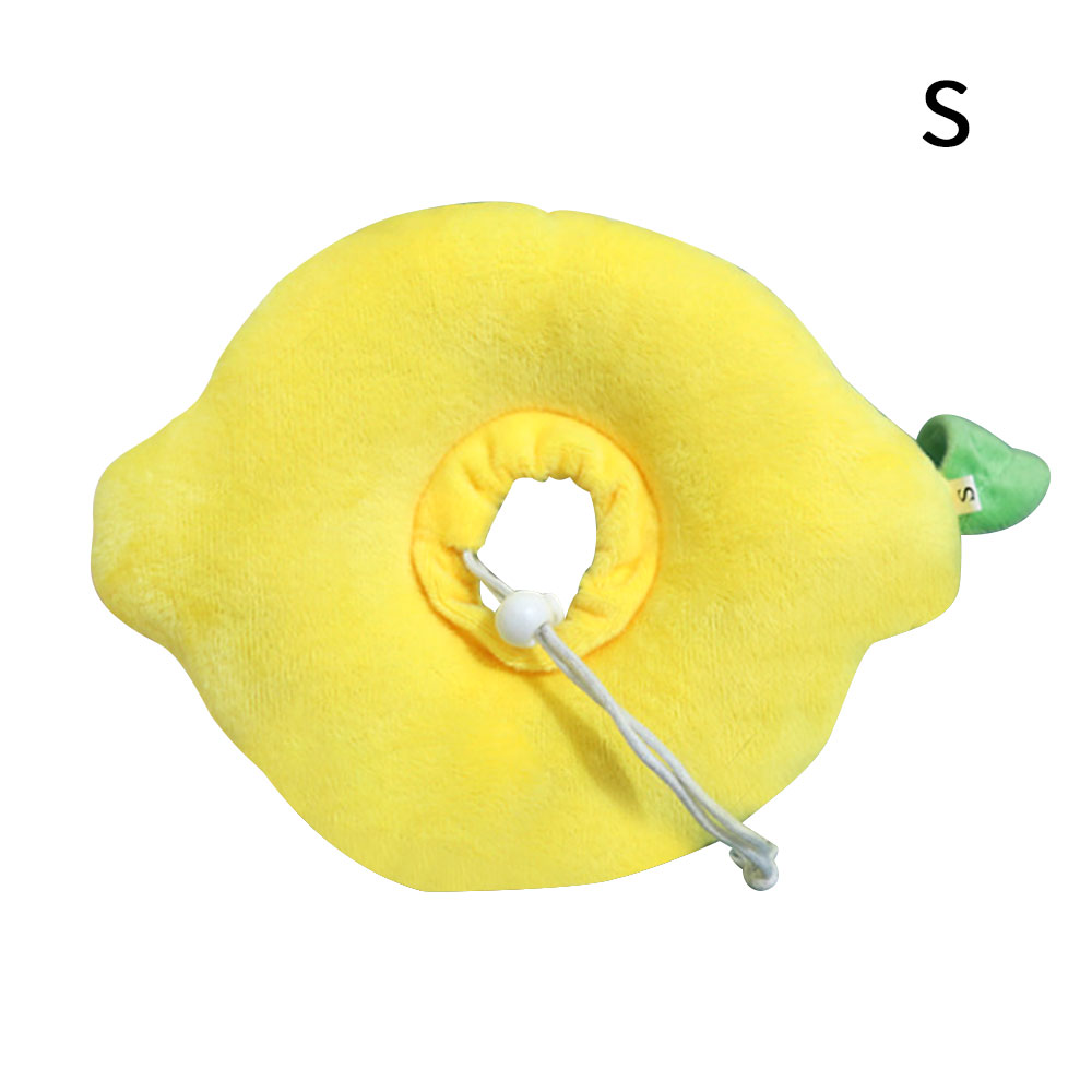 Adjustable Elizabeth Collar Anti-Licking Pet Recovery Ring Anti-Bite Protective Ring Surgery Wound Healing Circle For Dogs Cats: yellow / S