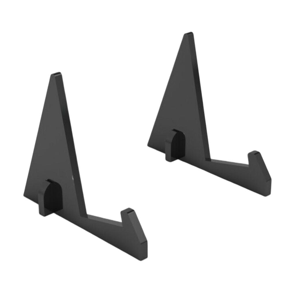 Newest Acrylic Book Display Stand Retail Book Holder Cookbook Holder #SO: Black