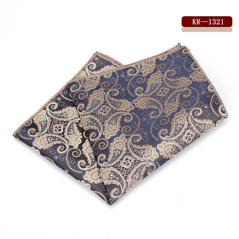 Yishline heren polyester zijden zakdoek paisley pochet bruidegom gala bruiloft feest borst handdoek zakdoeken accessoires: Kr1321