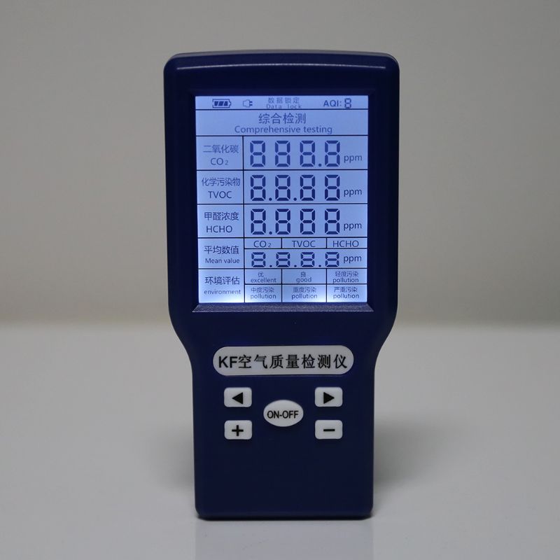 CO2 ppm Meters TVOC HCHO AQI Carbon Dioxide Detector Gas Analyzer Protable Air Tester Y98E