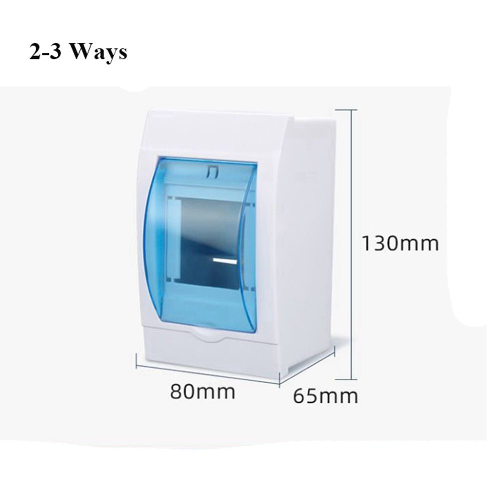 2-3/3-4/4-6/5-8/9-12 Ways Outdoor Project Case Electric Transparent Cover Plastic Boxes Distribution Protection Box: 2-3Ways