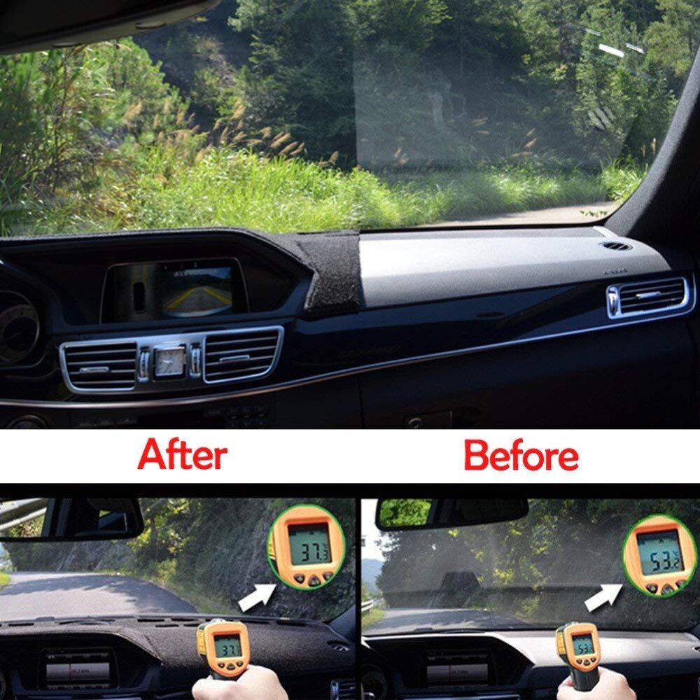 For Toyota Avensis 2003-2006 with Storage Box Right Hand Drive 1PC Car Dashboard Mats Cover Sun Shade Dashboard Cover Capter