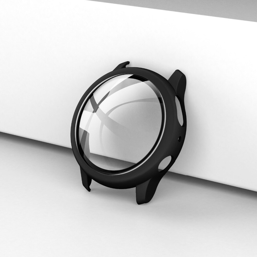 Case+Glass For Samsung Galaxy Watch Active 2 44mm 40mm Tempered Glass Screen Protector Cover Bumper For Samsung Active 2 Case
