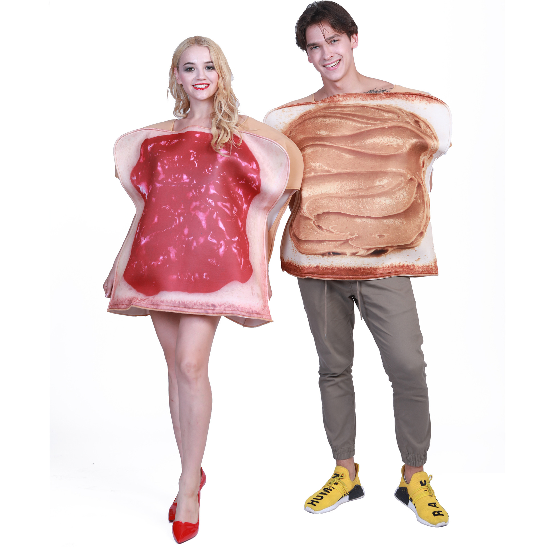 Drôle Couple Costumes Halloween noël Cosplay viande nourriture ensemble déguisement adulte fête Costume fantasia casal haloween adulto