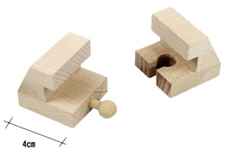 1PCS Miniatur Holz zug Schalter Track gesetzt Runden Plattenspieler Pädagogisches Spielzeug Jungen/Kinder Spielzeug fit Thomas und Brio: 2 pcs number 12