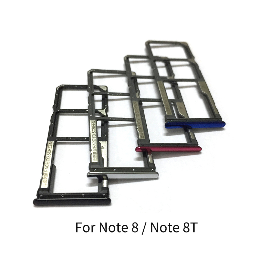 For Xiaomi Redmi Note 8 / Note 8T / Note 8 Pro SIM Card Tray Slot Holder Adapter Socket Repair Parts