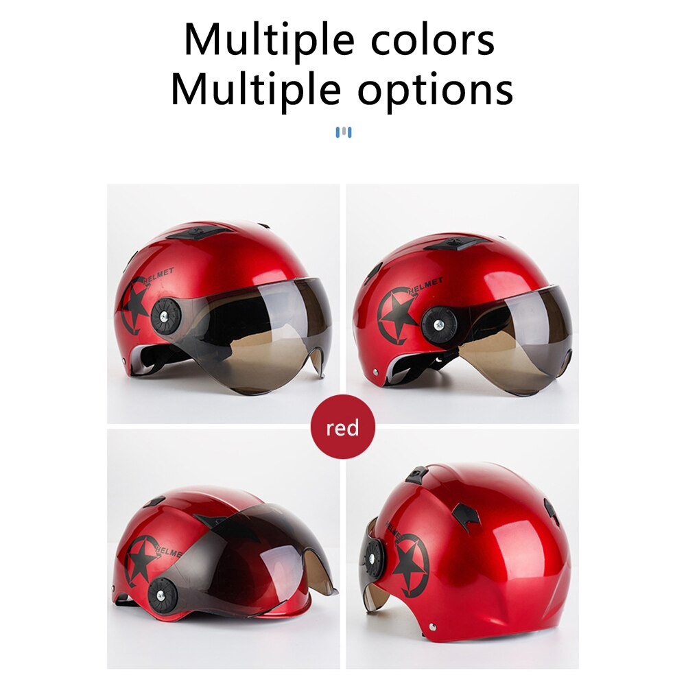 Casco protector solar ASB para vehículo eléctrico, Material anticolisión, adecuado para Scooters, motocicletas