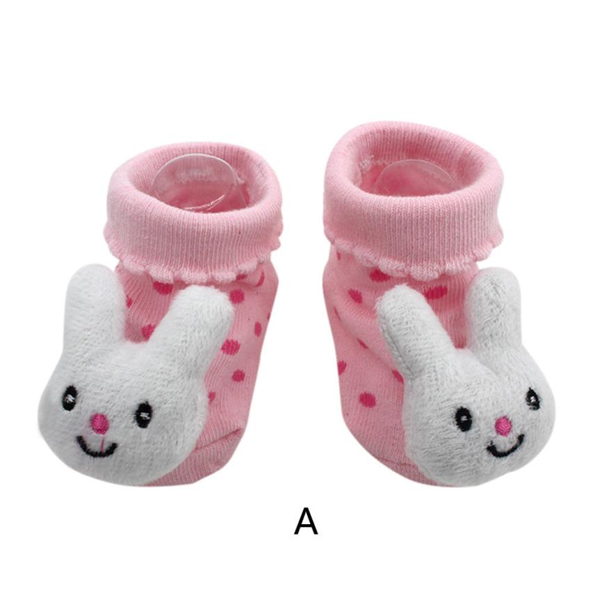 TELOTUNY Cartoon Baby Meisjes Jongens Antislip Slipper Schoenen Laarzen Leuke Roze Aardbei Casual Stijl Katoen Z0828: A