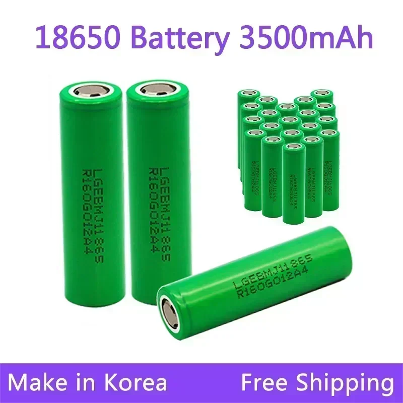 18650 Akku 3,7 V wiederaufladbarer Li-Ionen-Akku 3500 mAh für elektronische Zigarettentaschenlampe für 16850 3500 mAh 18650 Akkus