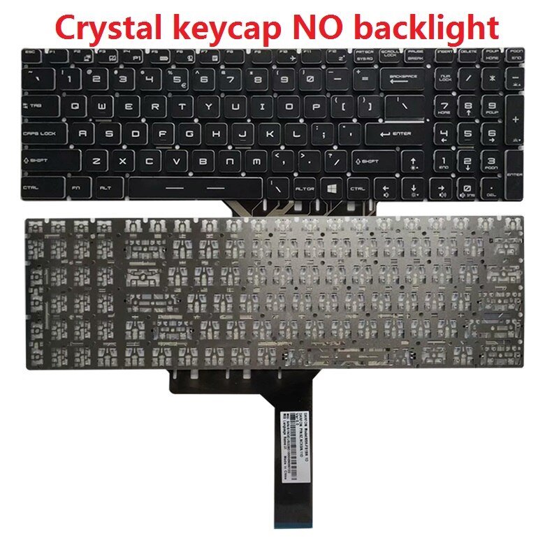 US laptop keyboard For MSI MS-1771 MS-1772 MS-1773 MS-1775 MS-1776 US keyboard: without backlight