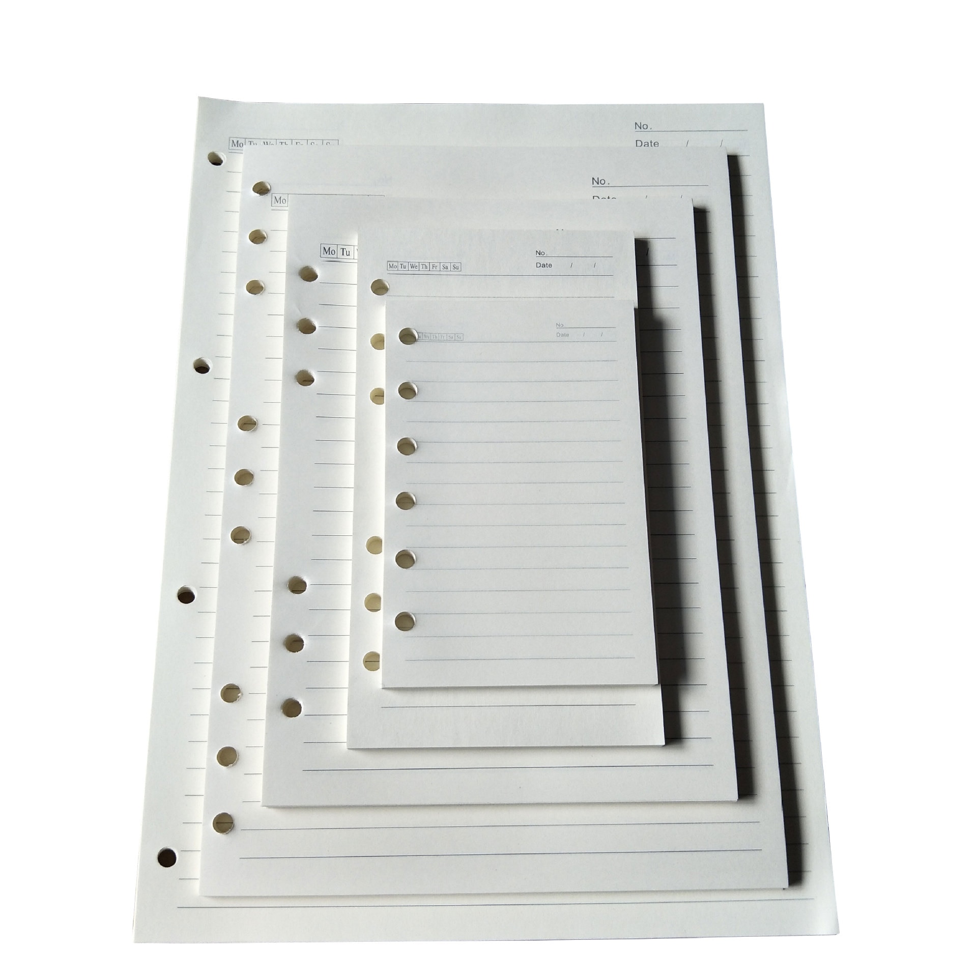 Coloffice A4 A5 B5 A6 A7 Loose-Leaf Notebook Inside Page Spiral Binder Planner Inner Page Paper Office Supplies 40pages