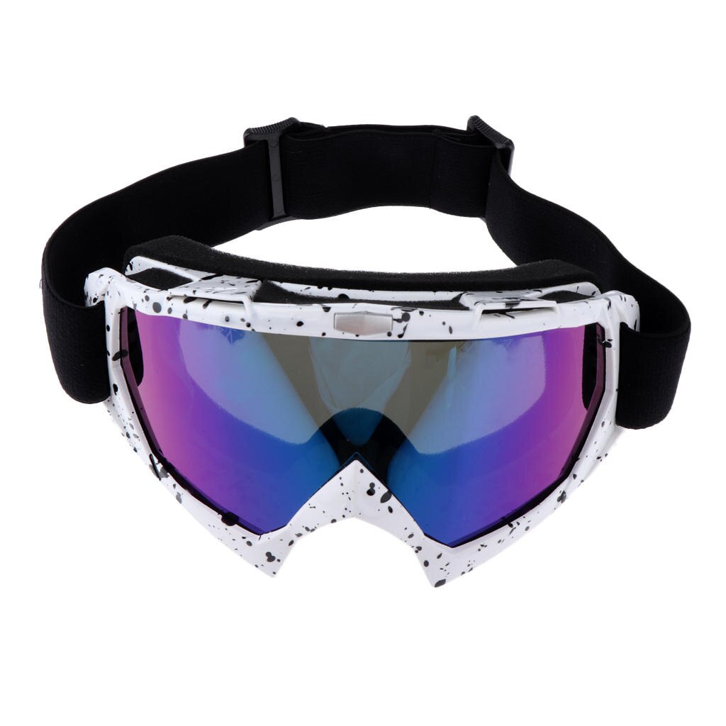 Gogle narciarskie i snowbordowe anty-mgła ochrona UV jazda na nartach okulary przeciwsłoneczne okulary z regulowanym paskiem dla mężczyzn i kobiet