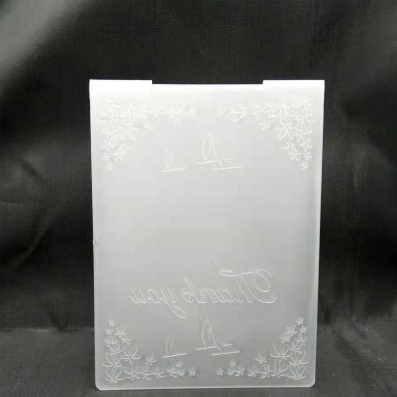 ZATWBS Beautiful nature Embossing plates DIY Paper Cutting Dies Scrapbooking Plastic Embossing Folder