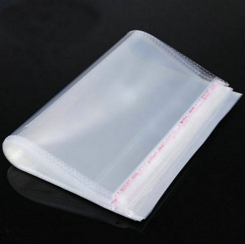 500 stks/partij 16x24 cm Clear Zelfklevend Seal Plastic verpakking Zakken OPP bag, mobiele telefoon cover case Verpakking Zakken 600 stks/partij