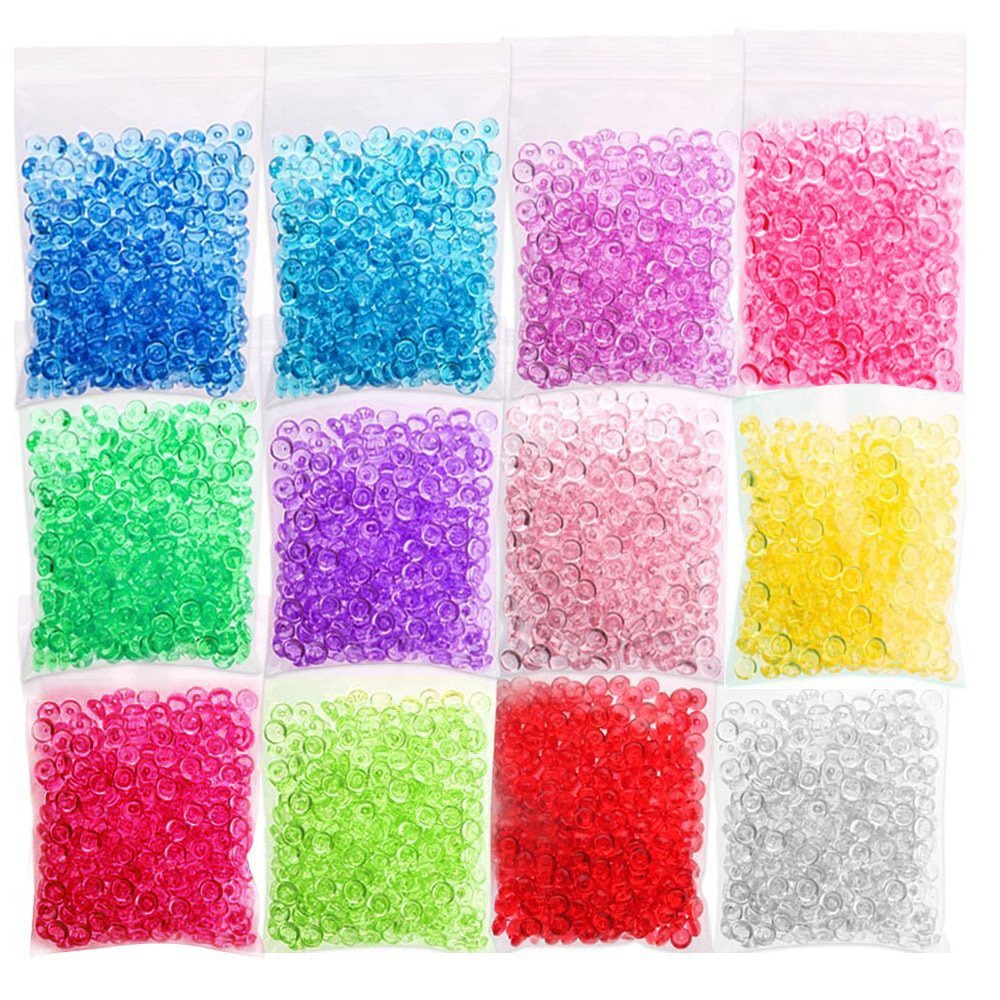 60 Pack Slime Levert Maken Kit Charms Slime Platte Kralen Kleurrijke Parel Schuim Bal Zachte Aardewerk Kinderen Diy Craft