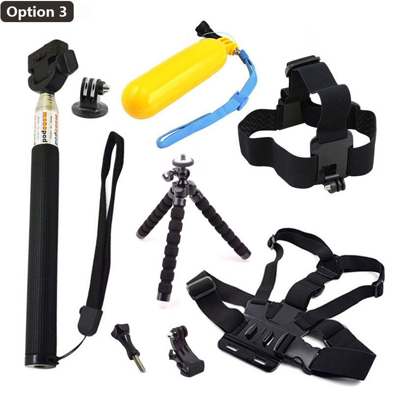 KFFTWWX-Accesorios de trípode para GoPro Hero 10, 9, palo de Selfie flotante, Bobber, para Go Pro 8, 7, 6, 5, 4, 3, SJ4000, ENEK, H9R: Option 3
