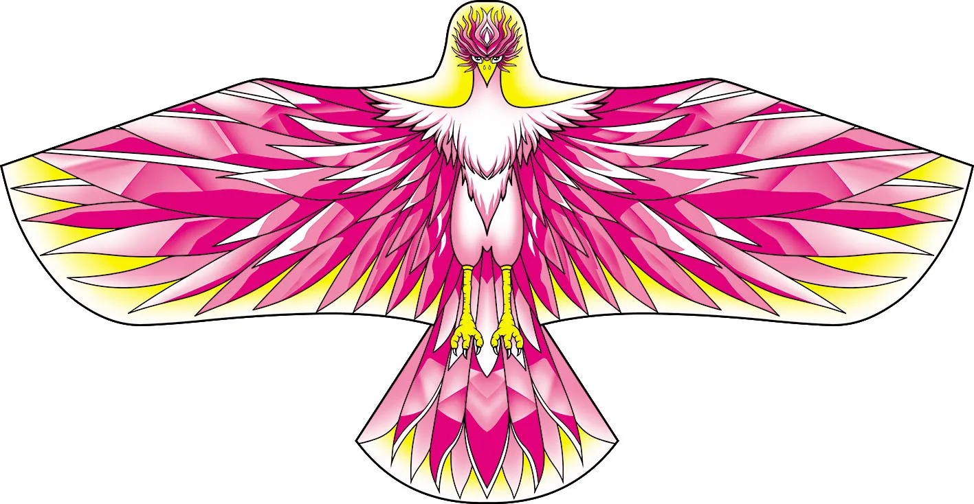 Emulation Flying Hawk Kite Bird Scarer Drive Bird Kite for Garden Scarecrow Yard Repeller: Lavender