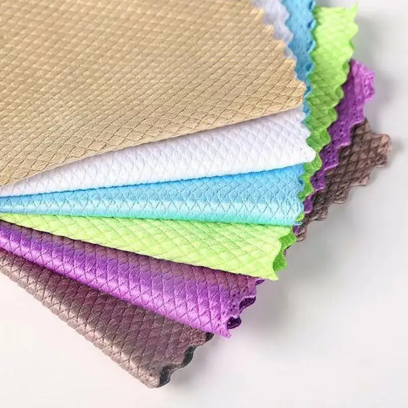 5PCS Microfiber Afwasdoekje Reinigingsdoekje Super Absorbeerbare Vensterglas Reinigingsdoekje Keuken Anti-vet Poetslappen