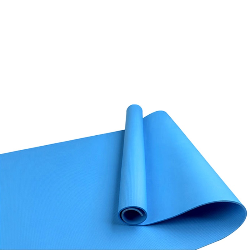 Sports yogamåtte multifunktionel yogamåtte slynge rem elastisk bomuld skridsikker fitness gym bælte til sportsøvelse 4 farver: Blå