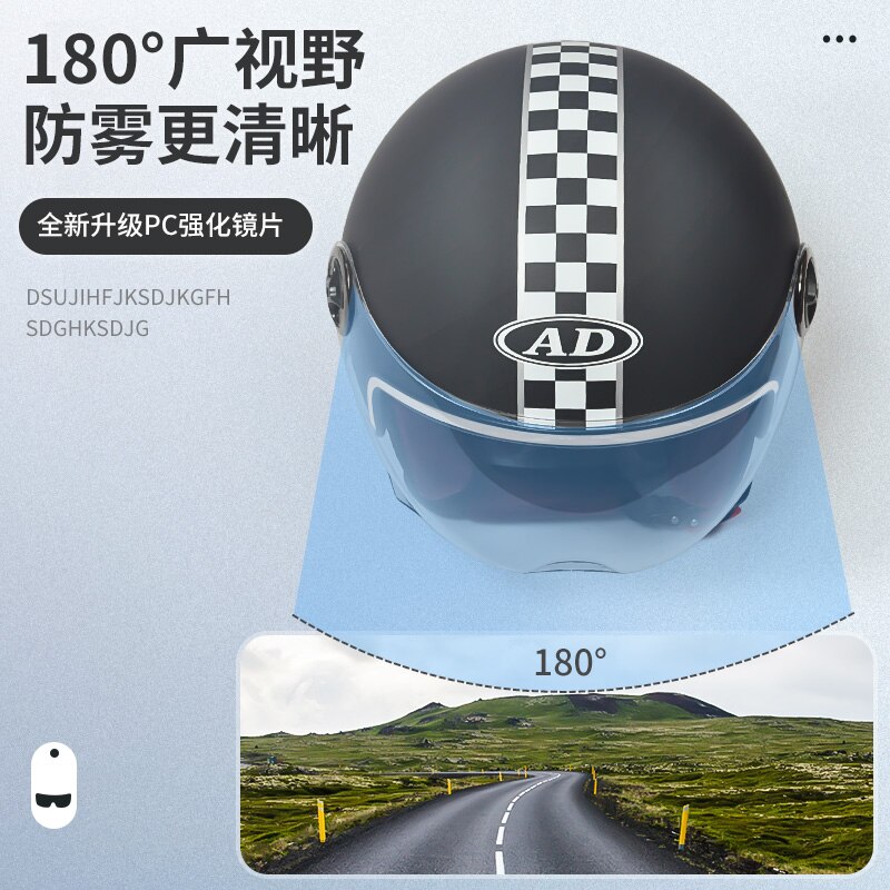 Motorcycle Casco Men Vintage Retro 3/4 Helmets motorbike Bike Bicycle Scooter Helmets Capacete Casque ruby helmet