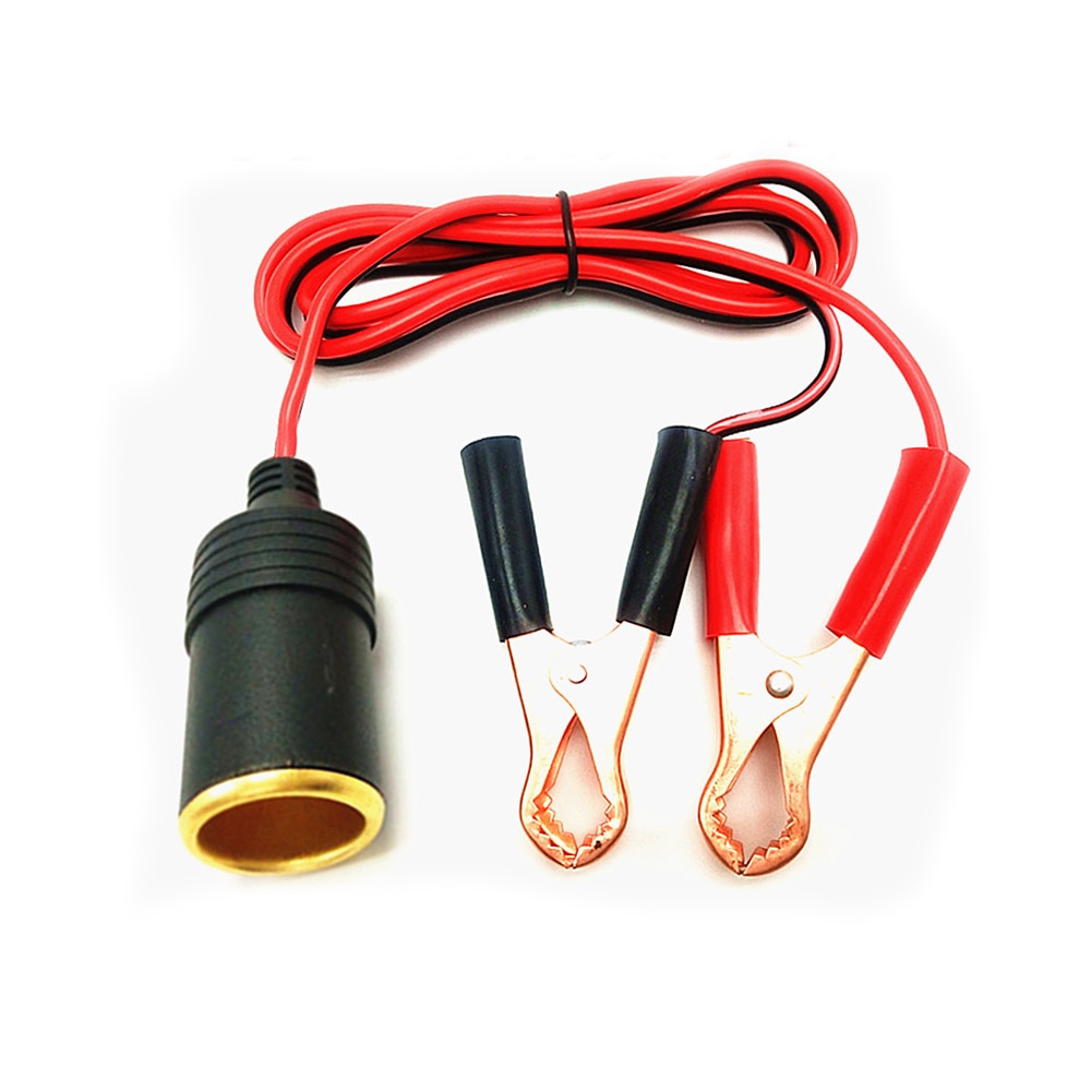 Jtron car cigarette lighter socket 12v Extension cord battery Crocodile