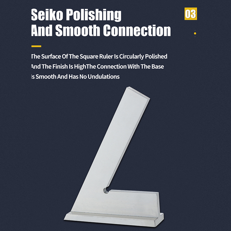 60 Graden Hoek Platte Rand Vierkante Hoek Heerser Metalen Vierkante Heerser Rand Staal Meten Tool Carpenter Vierkante Markering Heerser Gereedschappen