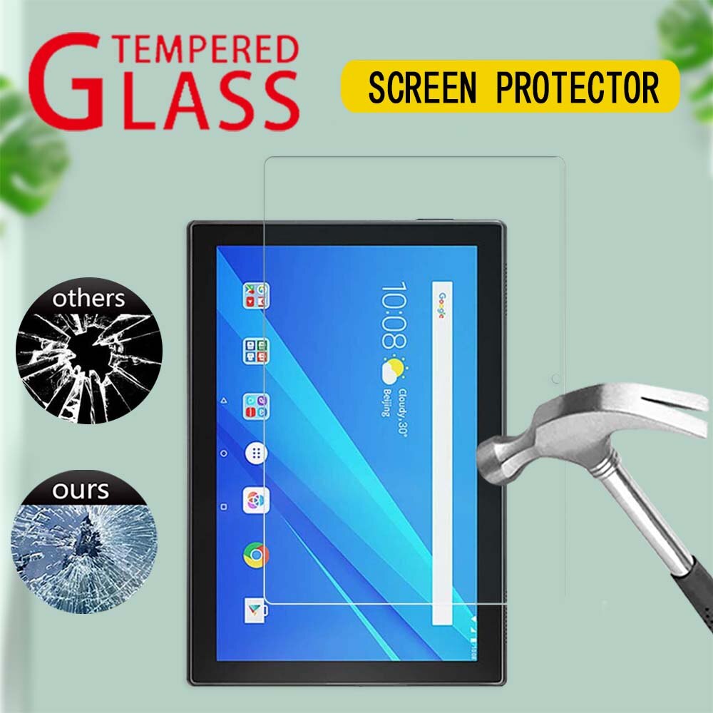 9H Gehard Glas Voor Lenovo Tab M10 10.1 Inch TB-X605F X505F Screen Protector Anti Kras Bubble Gratis Hd Clear beschermende Film