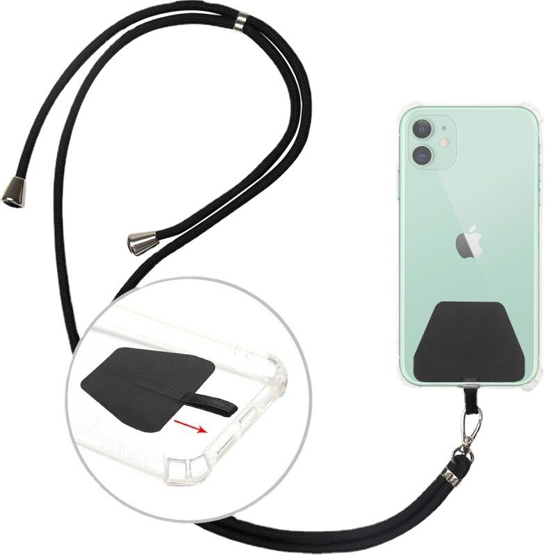 Phone Lanyard Anti Lost Lanyard Strap Universal Adjustable Detachable Colorful Neck Cord Phone Safety Tether Keychain Chain Rope