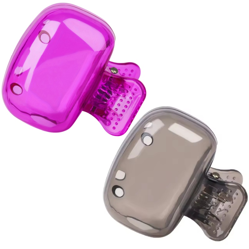 10/4/2 Uds. Fundas para cabezales de cepillo de dientes de viaje, tapa protectora para cepillo de dientes, funda protectora portátil con Clip de plástico para el hogar: plum