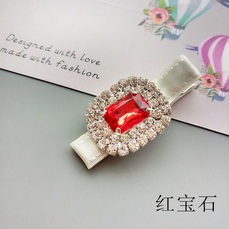 1 pezzi Lytwtw&#39;s Baby Girl accessorio per capelli Clip per neonato copricapo principessa regalo carino Lovely Children strass Crystal Hairpin: D