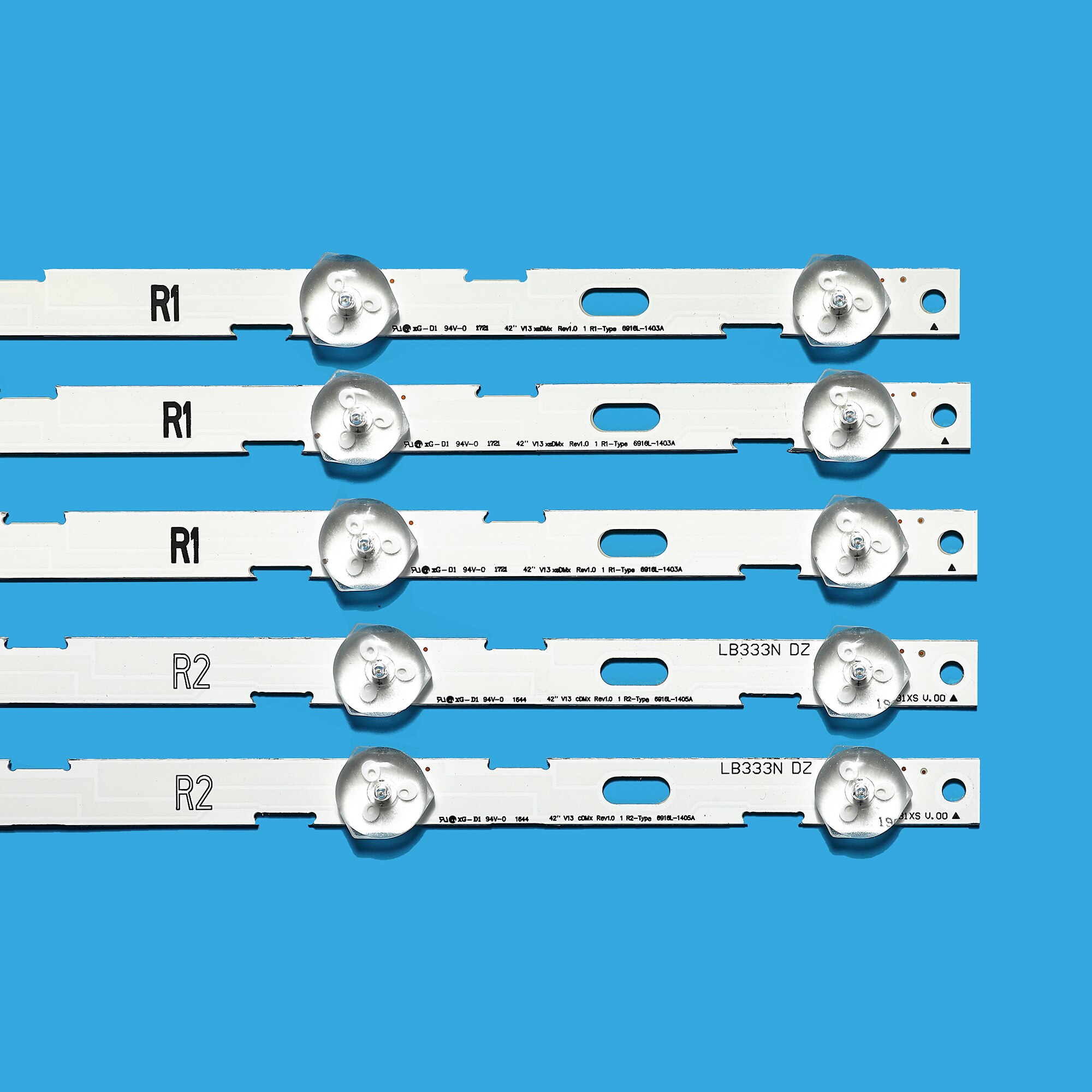 10 stücke LED Streifen Für LG 42'' V13 cDMS Umdrehung 1,0 1 L1 R1 L2 R2-Typ 6916L-1402A 6916L-1403A 6916L-1404A 6916L-1405A LC420fällig 42LN549E