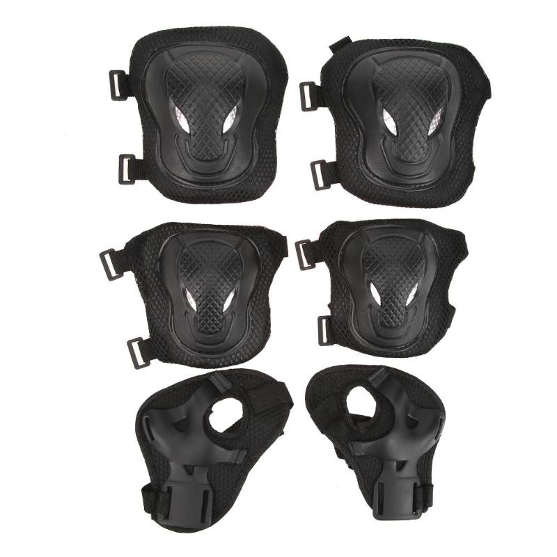 6pcs Adult Sport Safety Protective Body Gear Set Outdoor Skating Cycling Elbow Knee Pads Set Defend Equipment