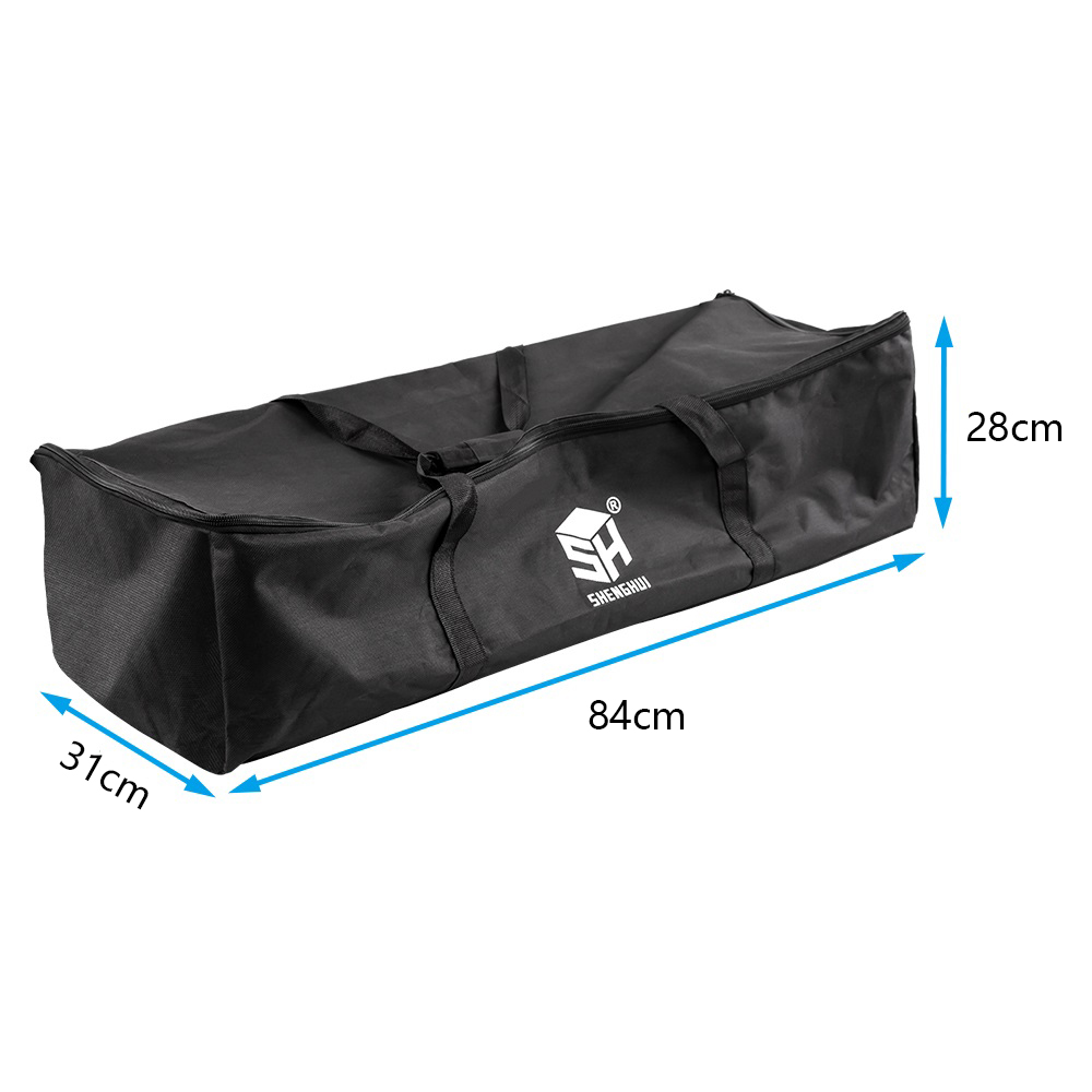 SH-Bolsa de transporte para equipo de fotografía, mochila grande, impermeable, a prueba de golpes, transpirable, para trípode, bolsa pequeña para foto y vídeo: Negro / Paquete 3
