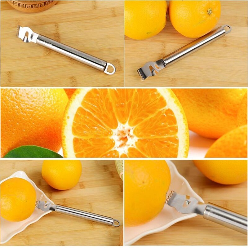 1 st citron citrus rivjärn rostfritt stål lime skal verktyg hantverkare fin kock handverktyg tillbehör tillbehör frukt verktyg