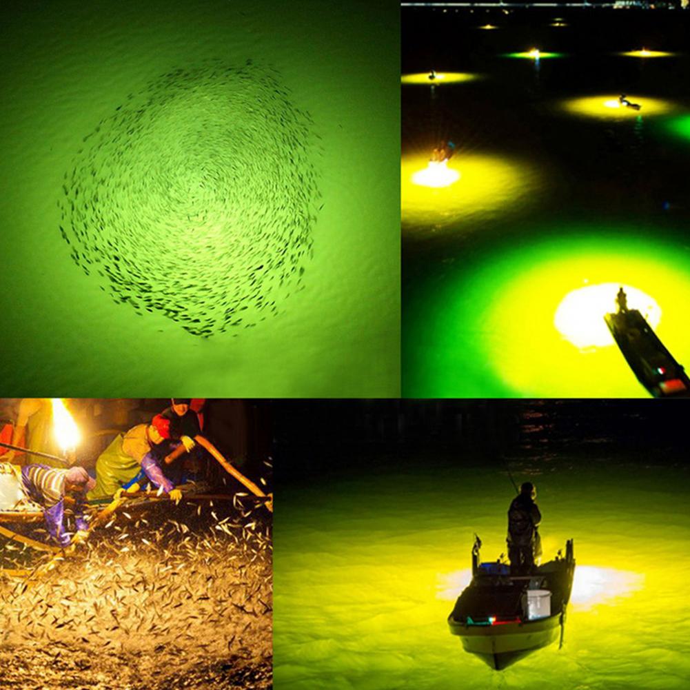 Waterproof Luminous LED Deep Sea Fishing Light Multi-Color High Bright Lamp Lures Fish Finder Lamp Attracts Krill Tent LED Lamp