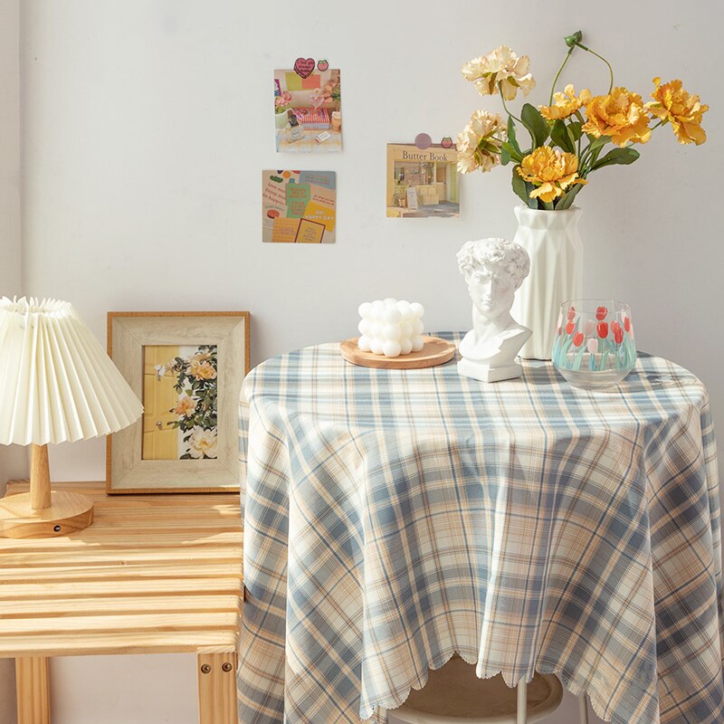 Mantel a cuadros para Mesa, tapete Rectangular para dormitorio, vestidor, escritorio, decoración De