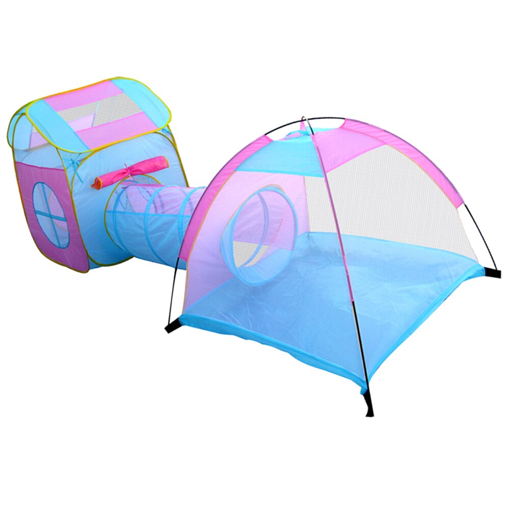 3 In 1 Up Play Tent W Tunnel & Hut Playhouse Bal Pit Baby Kinderen Spelen Speelgoed