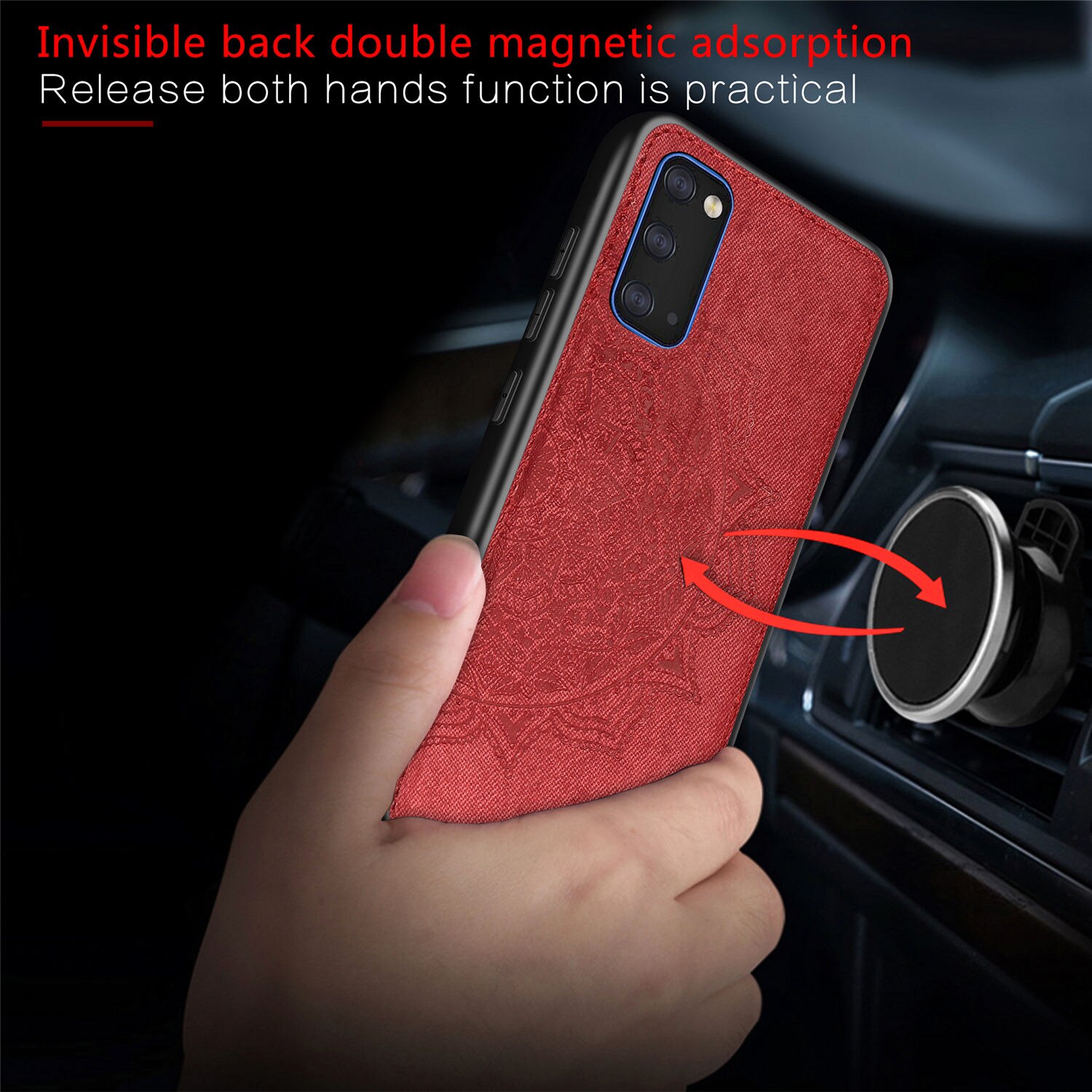 Tkanina bawełniana etui do samsung galaxy s20 Ultra s 20 plus s20 + s20Ultra s20plus magnetyczny silikonowy pokrowiec na telefon coque fundas
