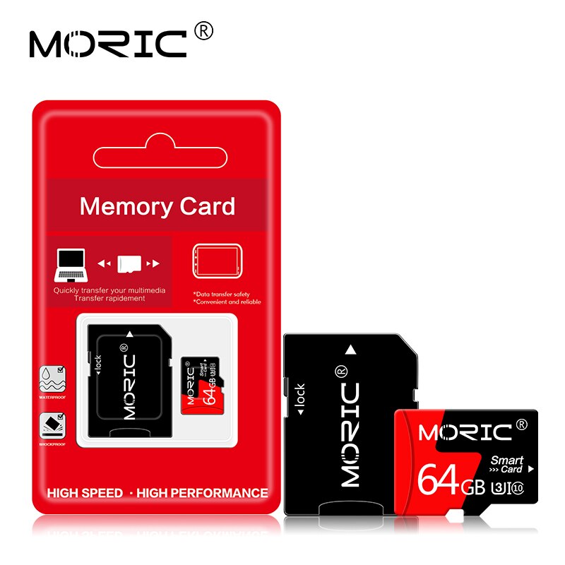 Højhastighed micro-sd micro-hukommelseskort med stor kapacitet 4g 8g 16g 32g 64g 128g 256g 512g klasse 10+ sd-tf til mobil / pc ch mi