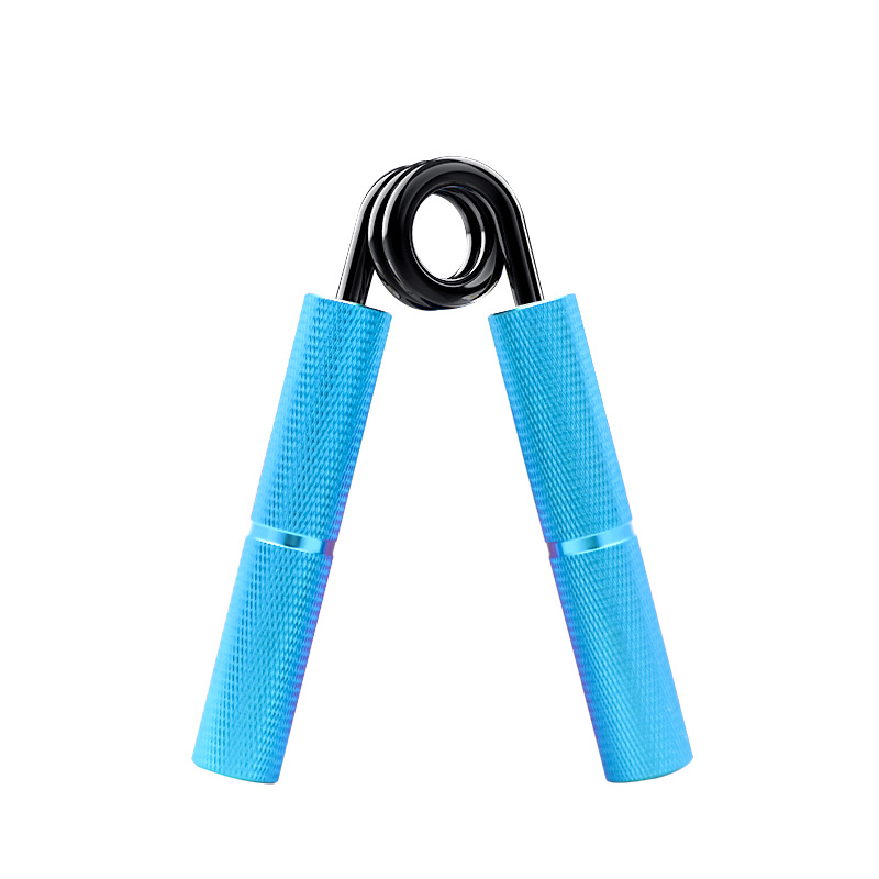 Pinza de mano 50LB-300LB, fortalecedor de Metal, ejercitador de dedos, fuerza de agarre, entrenador de brazos musculares, recuperación, muñeca, equipo de gimnasio: Azul