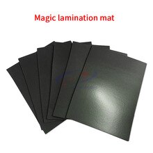 Magisk lamineringsmåtte sameking forsyning blød sort farve til iphone samsung huawei oppo lg ikke nødvendigt lamineringsform