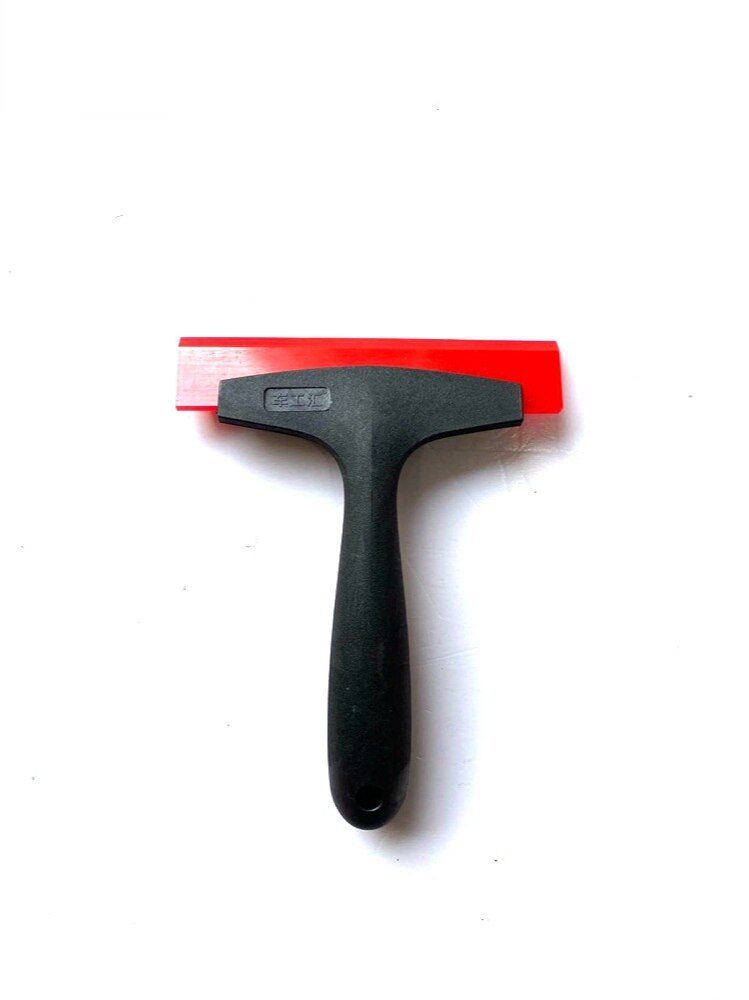 Bil tapet folie verktøy svart håndtak biff seneskrape silikon myk visker glass visker kort håndtak biff seneskrape