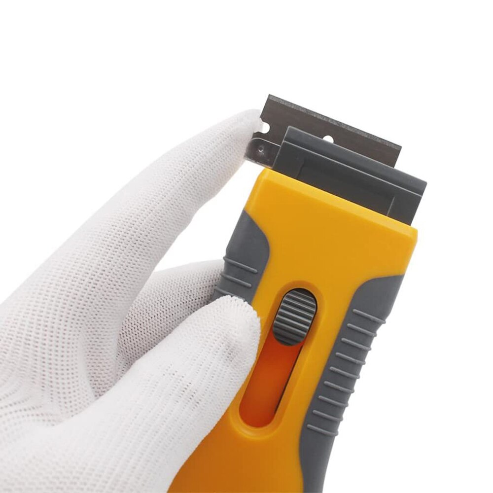 Multifunktionel mini barbermaskine skraber klinge bil klistermærke vindue nuance mærkat maling remover film lim gummiskraber rengørings værktøj