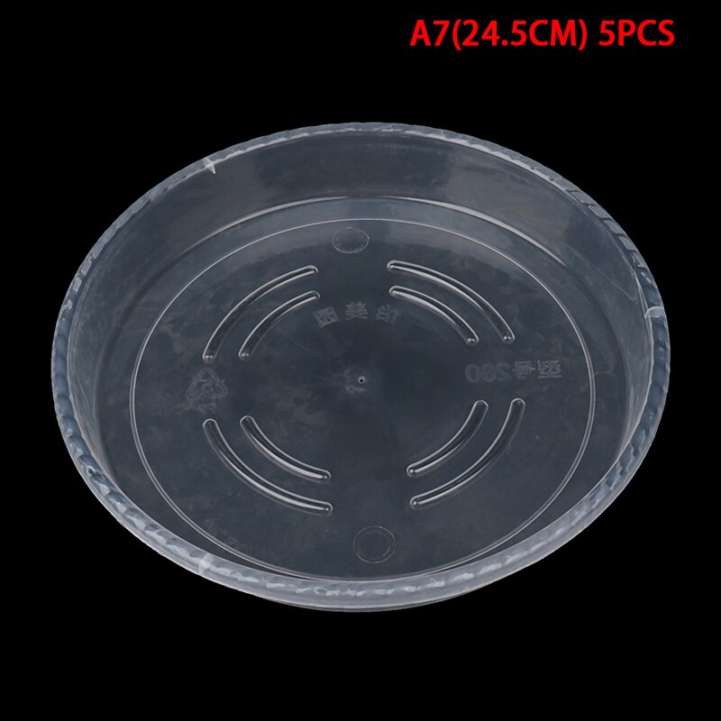 Plastique épaissir rond plante Pot socle soucoupe Pot de fleurs plateau pour jardin cuisine balcon: A7