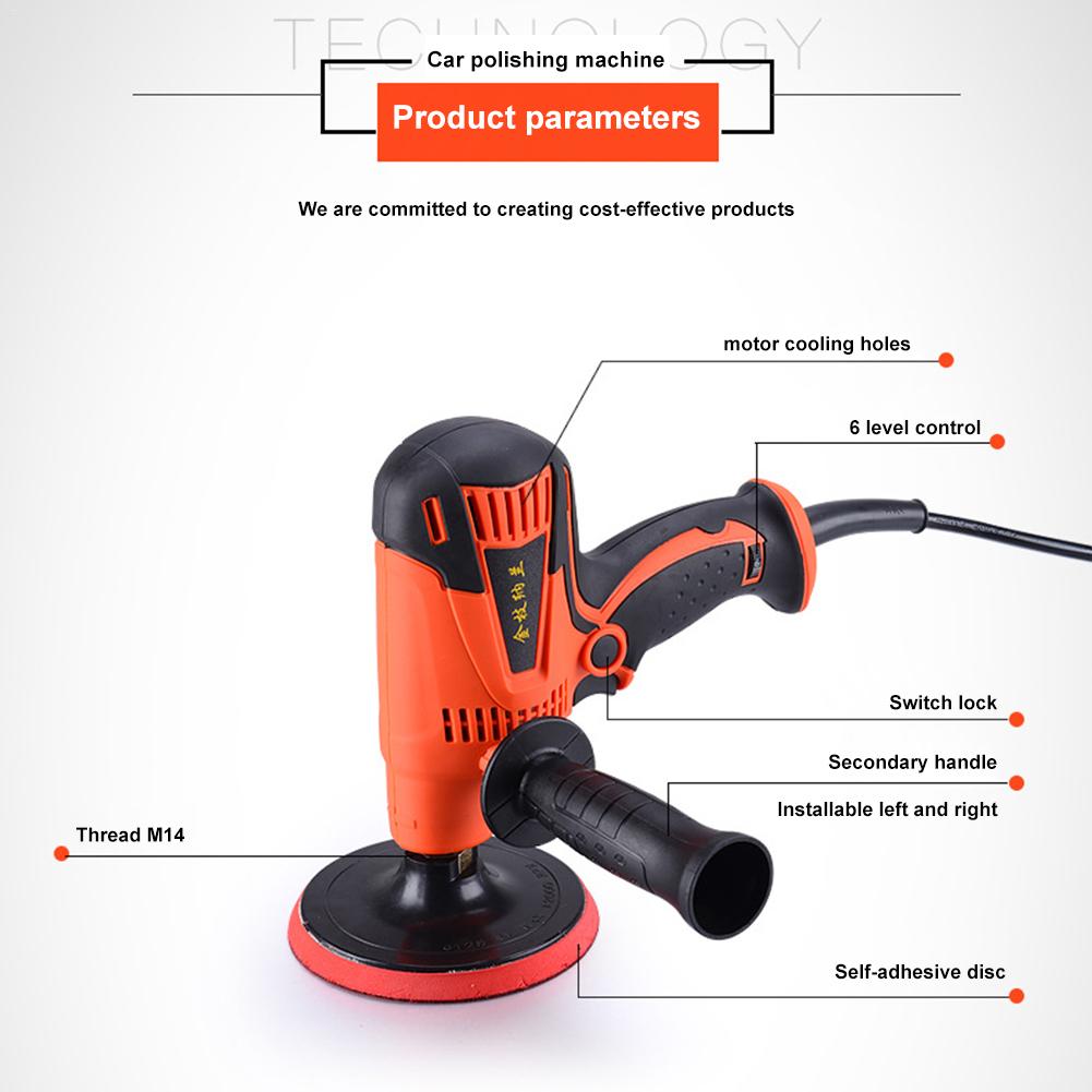 Car Sander Machine Mini Automatic Car Polishing Machine Waxing Machine Beauty Tool Car 220V Household Sealing Machine